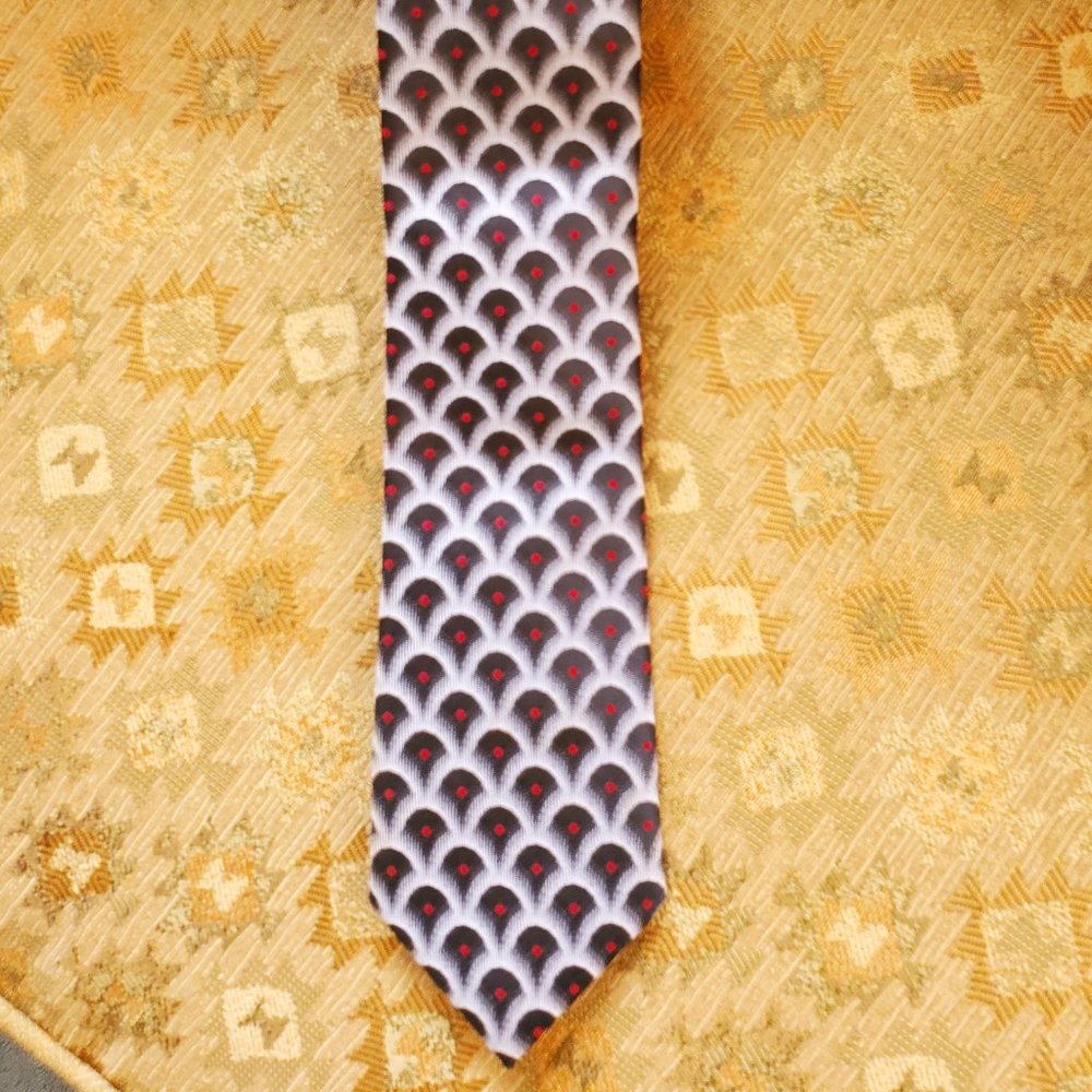 Vintage Graphic Tie by PHILIPPE CREATIONS